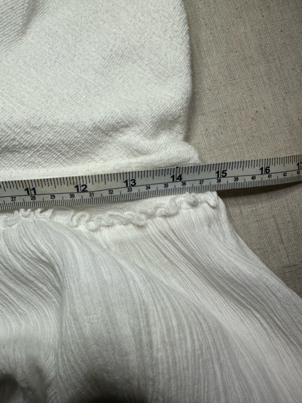 Anthropologie White cotton Smocked Waist Maxi Dress women’s size M #classic - Picture 6 of 8